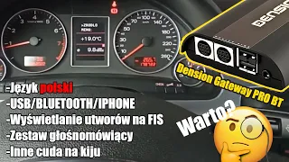 Audi Concert II i zmieniarka cyfrowa Dension Gateway PRO BT Audi A4 B7 USB/AUX/Bluetooth/IPOD/IPHONE