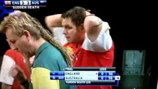 PDC World Cup of Darts 2012 insane final ending! Australia vs England