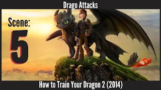 How to Train Your Dragon 2 (2014) - Drago Attacks - Scene (5/10)