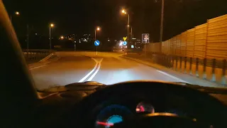 Mitsubishi 3000GT SL 250hp 3.0 V6 24v exhaust short fun night drive POV