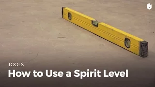 How to Use a Spirit Level | Masonry