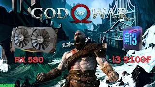 I3 9100F  |  GOD OF WAR  |  RX 580  (1080P)