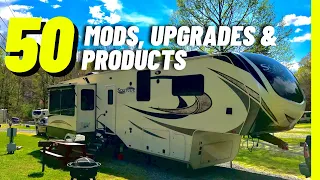 50 RV MODS & UPGRADES done over 2 years of FULL TIME RV Living