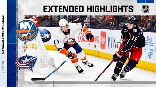 New York Islanders vs. Columbus Blue Jackets Nov 25, 2022 HIGHLIGHTS