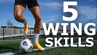 5 SKILLS for WINGERS | Five Skill Moves To Beat Defenders On The Wing