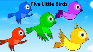 # Rhyme (Five Little Birds) | Universal Kids🐥🐥🐥🐥🐥