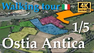 Ostia Antica, Italy【Walking Tour】R.II - [1/5] - With Captions - 4K