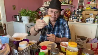 Stump shows the right way to eat Potted Meat