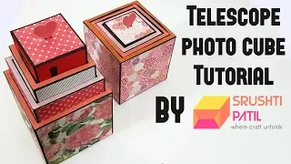 Telescope photo cube Tutorial by Srushti Patil | Valentine Special
