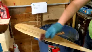 The Making Of A Shaw & Tenney Handmade Wooden Canoe Paddle - Final Touches