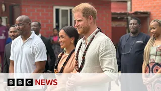 Prince Harry and Meghan Markle begin Nigeria visit | BBC News