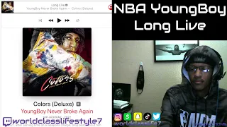 NBA YoungBoy - Long Live - Colors - Official Audio - REACTION