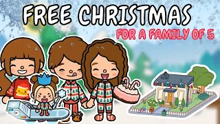 Free🎄Christmas House Makeover ☃️ Toca Boca House Ideas Free ❄️ TOCA GIRLZe