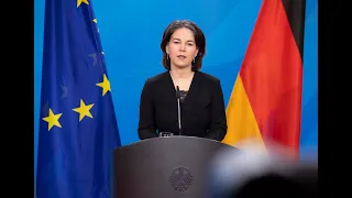 Statement von Außenministerin Baerbock im Anschluss an Sitzung des Krisenstabes der Bundesregierung