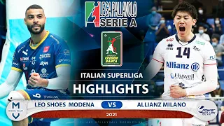 Highlights | Leo Shoes PerkinElmer Modena vs Allianz Milano | Italian Superliga 2021