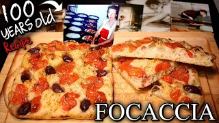 How To Make Real FOCACCIA at Home -100 YEARS OLD RECIPE! in The Grill and Home Oven