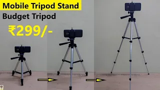 Best & Cheap in budget Tripod Stand for Phone | Unboxing Tripod 3110 with universal mobile holder