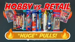 Hobby vs. Retail - Basketball Card Pack Battle 🔥 HUGE Pulls!! 🔥