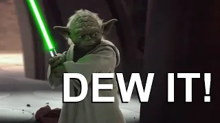 Dooku bullies Anakin and Yoda wants to "dew it" YTP