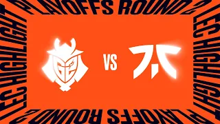 G2 v FNC | Match Highlights | 2021 LEC Summer Playoffs Round 2