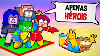 PRESO em UMA CHUNK com SUPER HERÓIS!