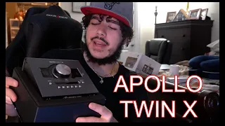 MUSIC EQUIPMENT UNBOXING  APOLLO TWIN X AUDIO INTERFACE