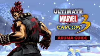 (Ultimate Marvel vs Capcom 3) Akuma complete guide