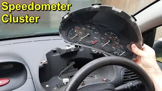 Speedometer Cluster Removal - Peugeot 206