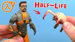 Making Gordon Freeman and Headcrab from game Half-Life 2 with Clay