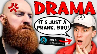 Huge Youtuber 𝙃𝙖𝙧𝙖𝙨𝙨𝙚𝙙 a Small Streamer | Bald Streamer Xeno Reacts to YouTuber Tmol Drama