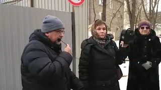 #Москва. Митинг против незаконной застройки  на улице Ефремова