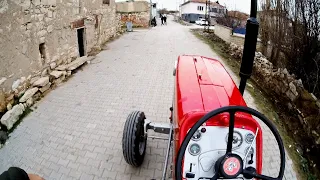 Massey Ferguson 165 Hız Denemesi 60 KM/H MultiPower / Yeni Yıla Giriş Köy Halkı Vlog