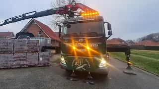 FÄLLKRAN-LKW hebt ab-1,5to auf 28m, das war zuviel 🙈erster Einsatz als Krandienstleister scheitert.