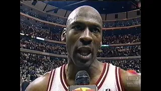 Michael Jordan | Interview (05-14-1996) Post game