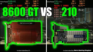 GeForce 8600 GT vs GeForce 210 Test In 9 Games (No FPS Drop - Capture Card)