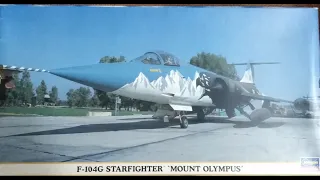 Hasegawa F-104G STARFIGHTER 'MOUNT OLYMPUS' - 1.48 & Aires Cockpit