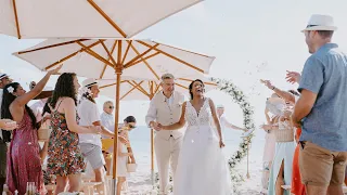 Mariela & Romain // Bali Wedding // Bali Sea Beach // Teaser