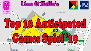 Top 10 Anticipated Games - Essen SPIEL 2019 (In English #BoardGames #spiel19 #top10games)