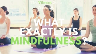 What Exactly Is Mindfulness? (Part 2)