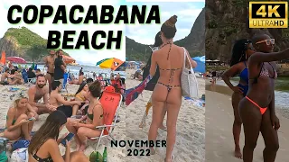 Walking in Copacabana Beach - Rio de Janeiro - Brazil - 4K #copacabana #walking #brazil November 22