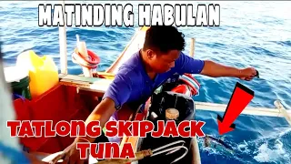 matinding habulan tatlong skipjack tuna Ang nahuli namin kaagad