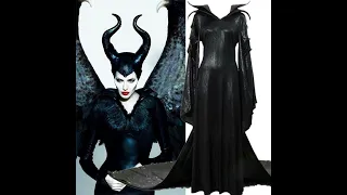 Maleficent 2 Mistress of Evil Angelina Jolie Cosplay Costume-Hallowcos