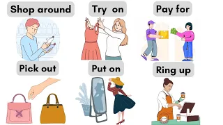 40+ Shopping Phrasal Verbs In English | Shopping Phrasal Verbs#learn #english #trending#daily.