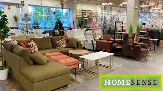 HOME SENSE SHOP WITH ME FURNITURE SOFAS COFFEE TABLES ARMCHAIRS DECOR SHOPPING STORE WALK THROUGH