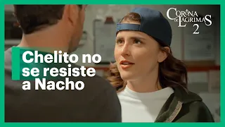 Chelito le roba un beso a Nacho | Corona de lágrimas 2 5/5 | C-47