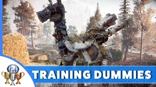 Horizon Zero Dawn 23 Grazer Training Dummies - All Locations in Nora Region