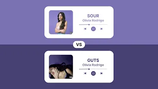 SOUR vs GUTS || Album Battle ⭐ Olivia Rodrigo