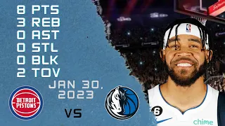 JaVale McGee NBA Player Highlights 30-01-2023 MAVERICKS vs PISTONS REGULAR SEASON