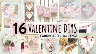 16 Romantic & Vintage VALENTINE DIYS Using Cardboard/DOLLAR TREE Valentine DIY/Valentine DIY Decor