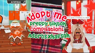 🎅🏼🎄PREPPY CHRISTMAS ADOPT ME TIKTOK COMPLIATION || adorbsxhafsah 💗 ||